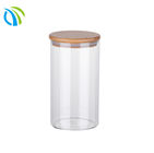 O armazenamento de vidro do alimento da farinha segura do congelador do Borosilicate range 15 gramas 110mm 10oz
