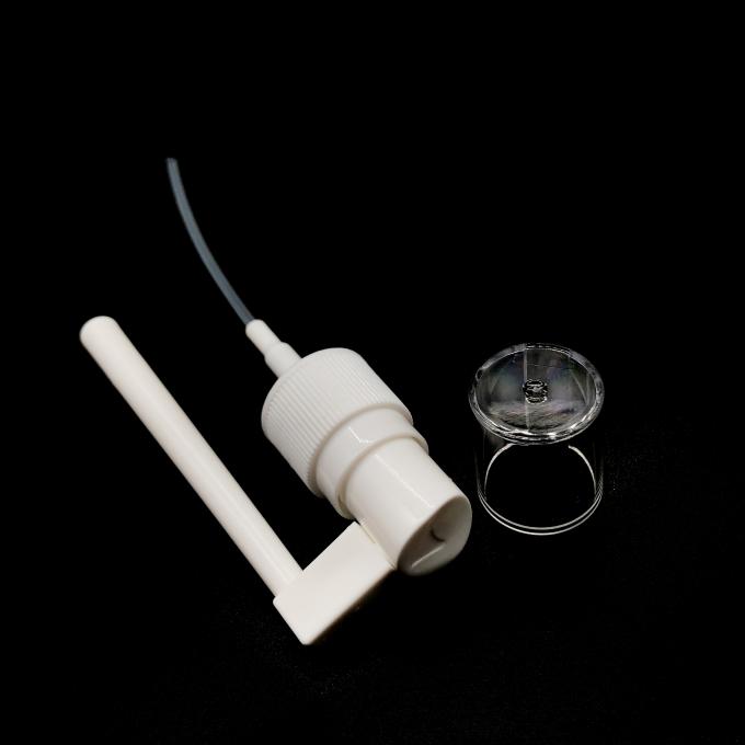 pulverizador nasal da bomba oral longa médica plástica branca do pulverizador da boca do bocal de pulverizador