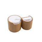 fechamentos superiores do tampão do disco de bambu de 0.16cc 20mm para cuidados pessoais