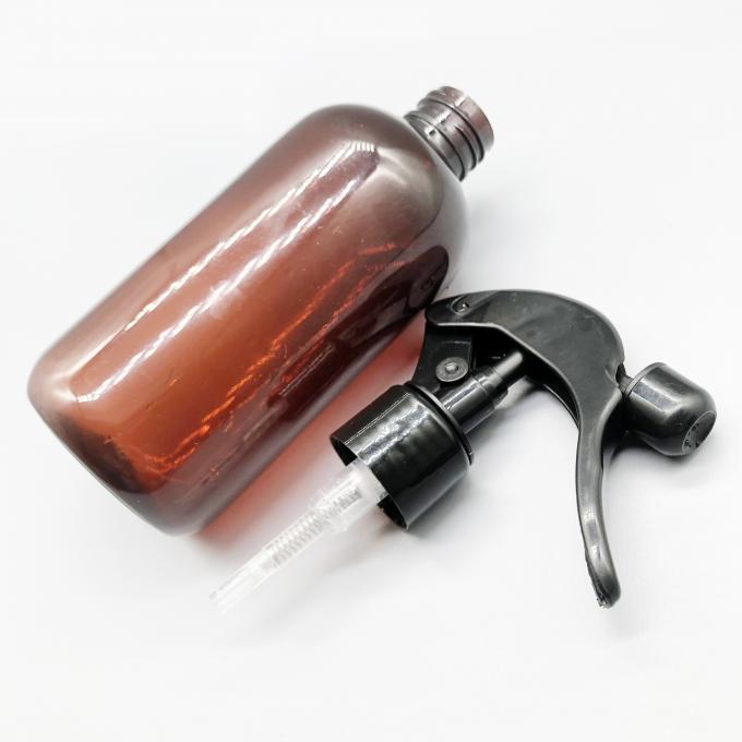 Pulverizador preto substituível do fluxo de ar para pulverizadores rosqueados de 28/400 de disparador da substituição da garrafa da boca para garrafas do pulverizador